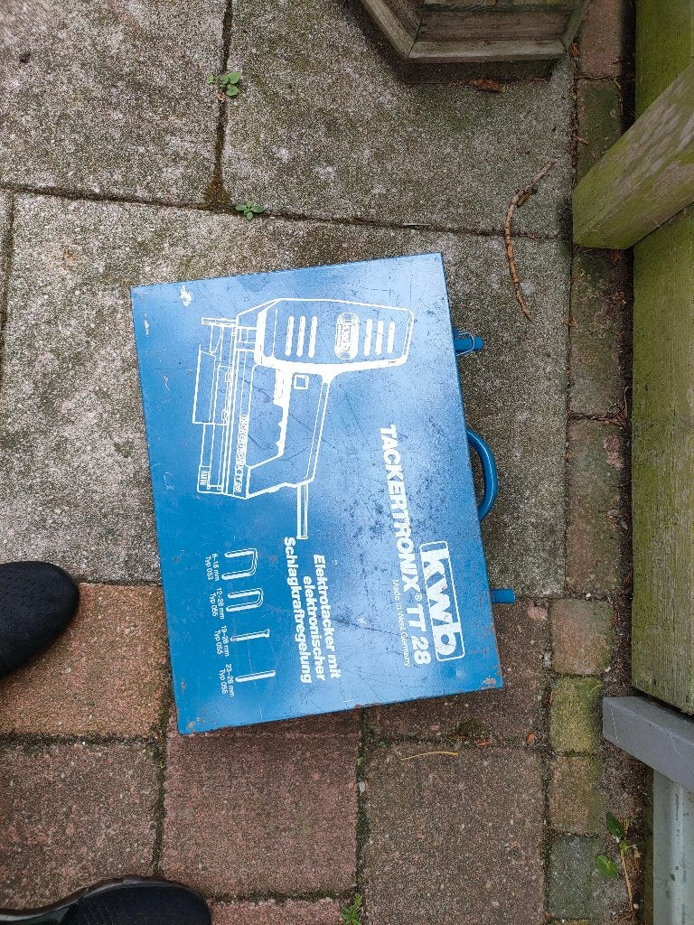 KWB  Tacker -  nietmachine / nietjes /koffer, Ophalen of Verzenden, Gebruikt, Tacker/nietmachine, Overige merken