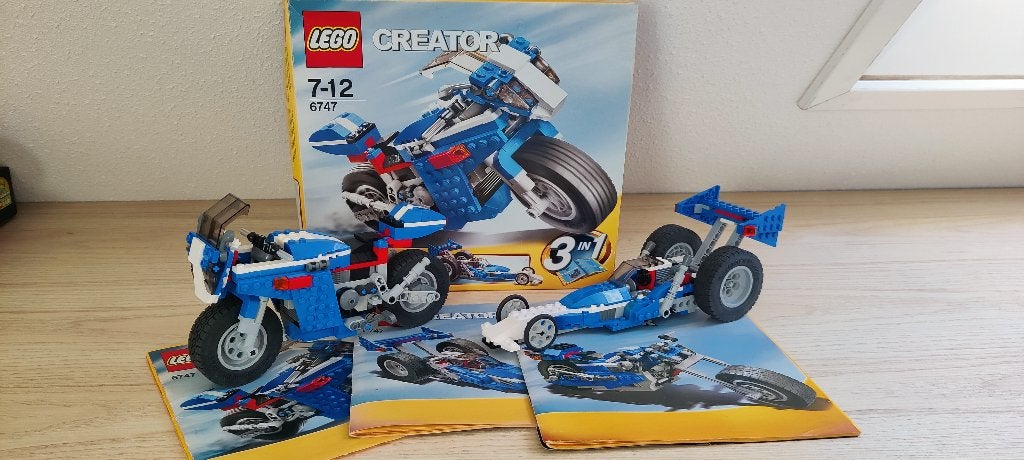 Lego Creator 6747 dubbel plezier 2 stuks, Kinderen en Baby's, Inclusief instructies, Lego, Ophalen of Verzenden, Zo goed als nieuw