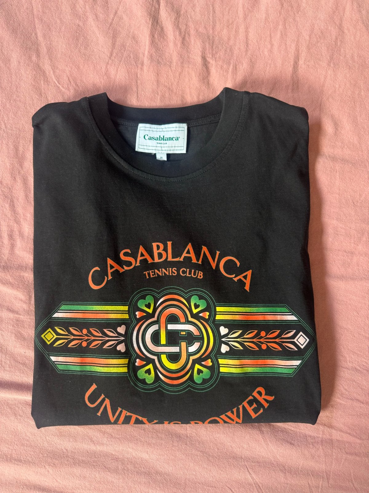 Casablanca T-shirt - Maat M - Zo goed als nieuw, Ophalen of Verzenden, Zo goed als nieuw, Maat 48/50 (M), Zwart
