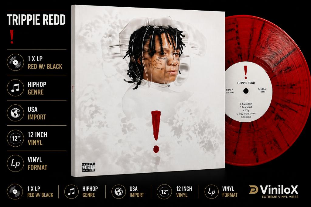 Trippie Redd – ! Vinyl LP Red w/ Black, 1985 tot 2000, Fotohoes, Ophalen of Verzenden, 12 inch