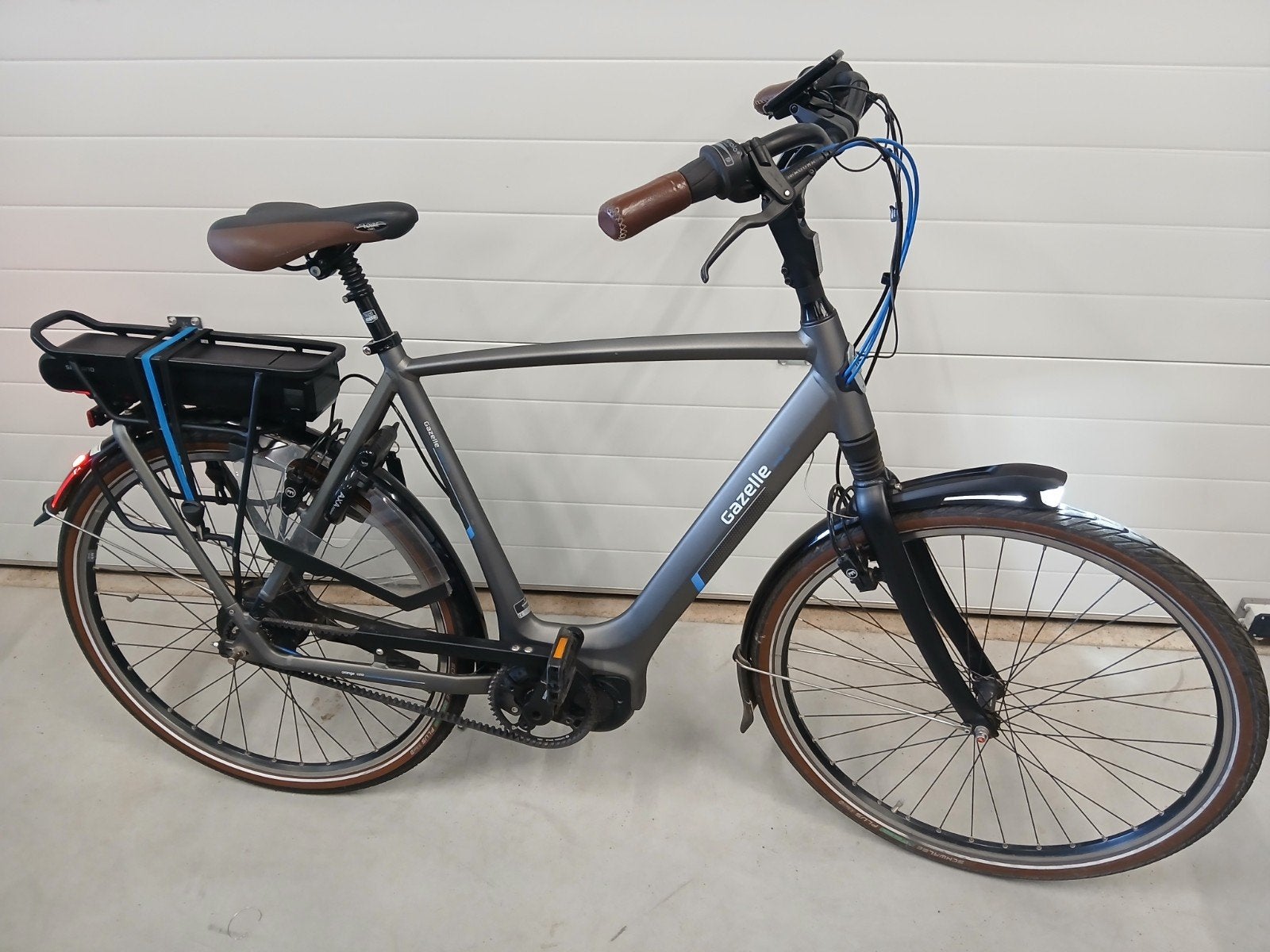 Gazelle Orange C310 met Shimano middenmotor, Ophalen, Gazelle, Zo goed als nieuw, 59 cm of meer