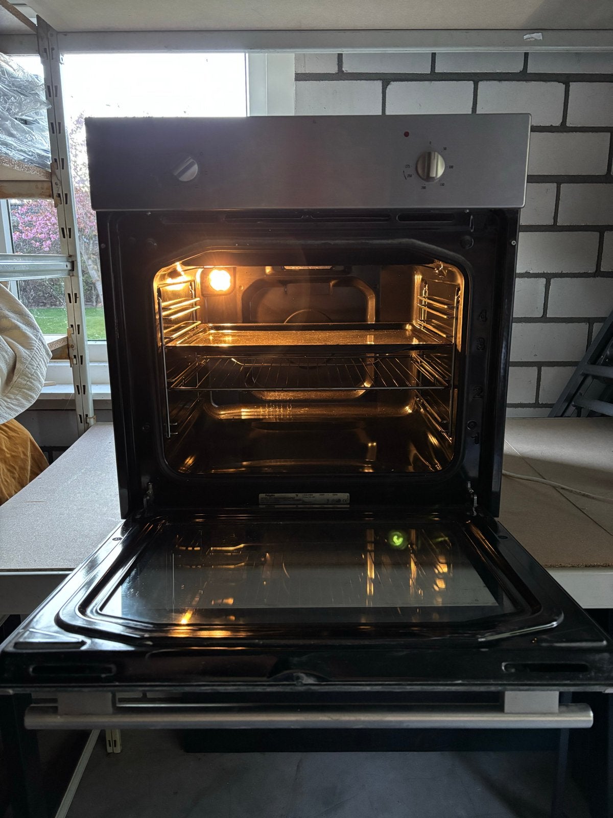 Pelgrim OST590RVS/P01 Inbouwoven - RVS, Ophalen, Gebruikt, Oven, Hete lucht