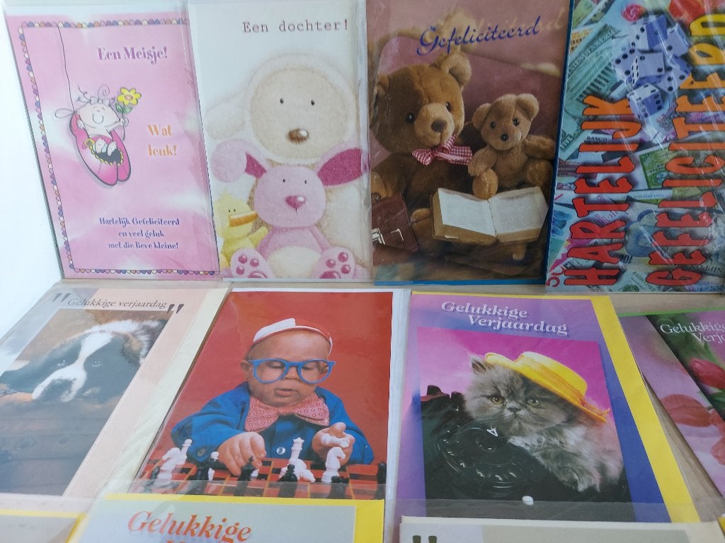 Lot wenskaarten 100 stuks voor maar 25 euro, Verzenden, Zo goed als nieuw