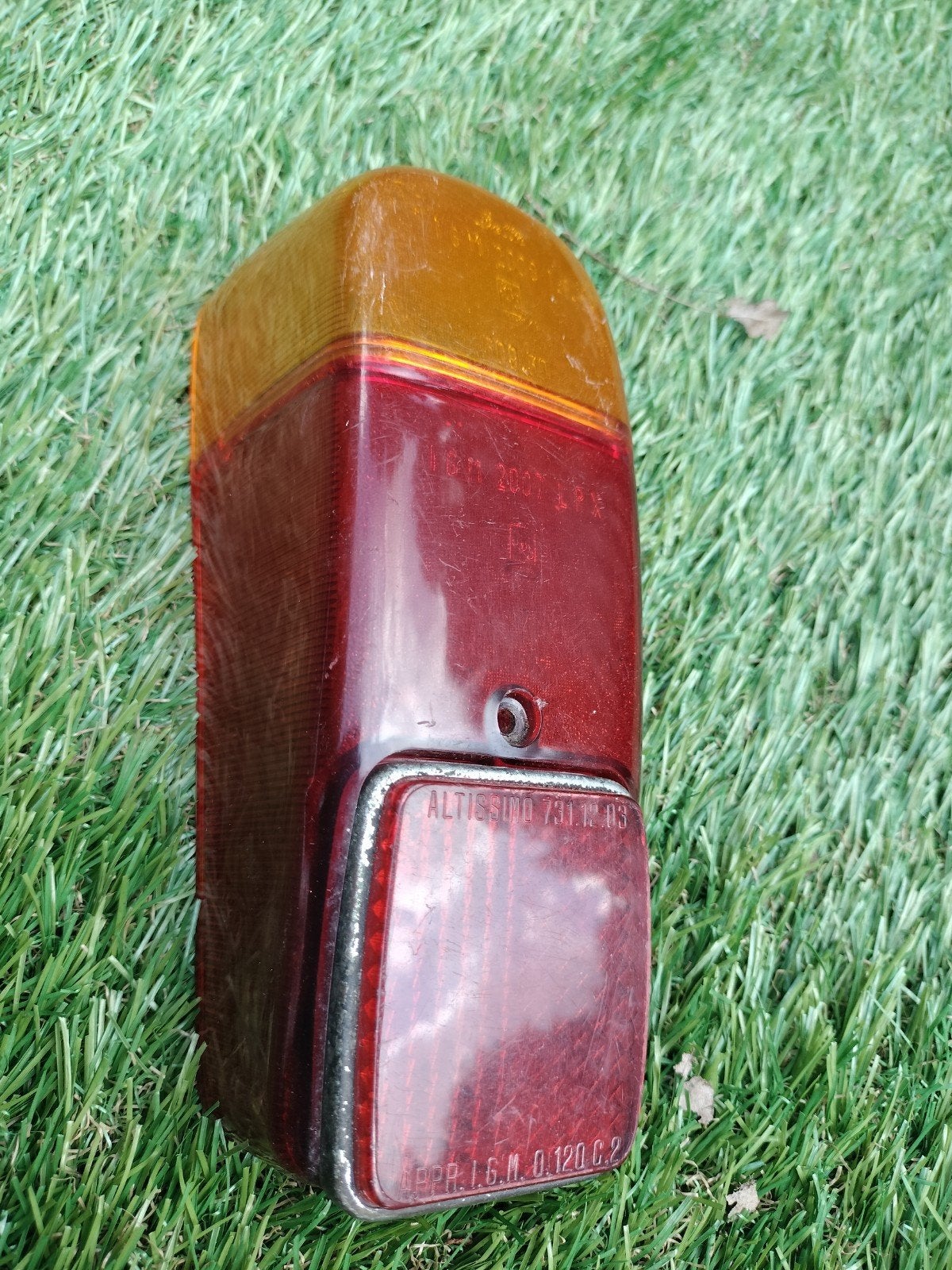 FIAT 500 / 600 achterlicht glas, Ophalen of Verzenden, Gebruikt