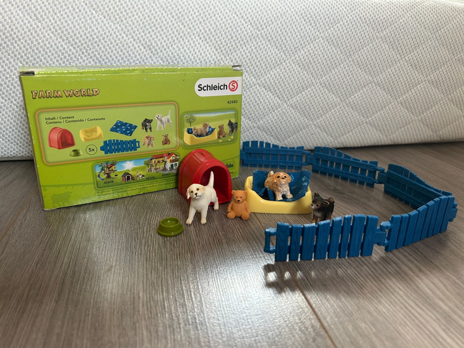 Schleich honden set, Ophalen of Verzenden, Zo goed als nieuw