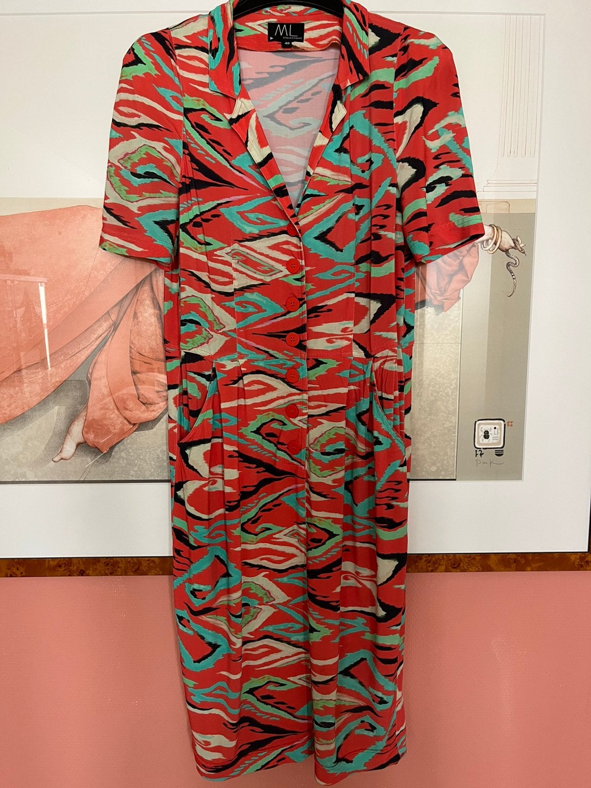 Ml collection jurkje Maat 40, Kleding | Dames, Ophalen of Verzenden, Gedragen, Maat 38/40 (M), Oranje