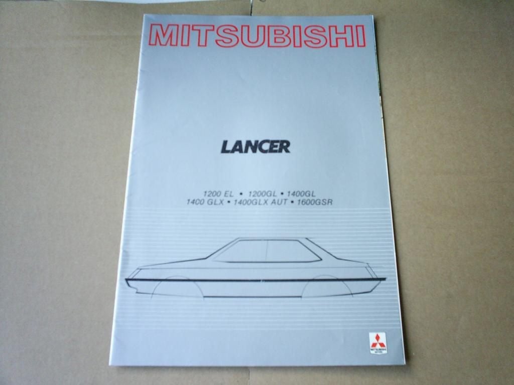 Mitsubishi Lancer 12 / 1980 20 pag., Verzenden, Zo goed als nieuw, Mitsubishi