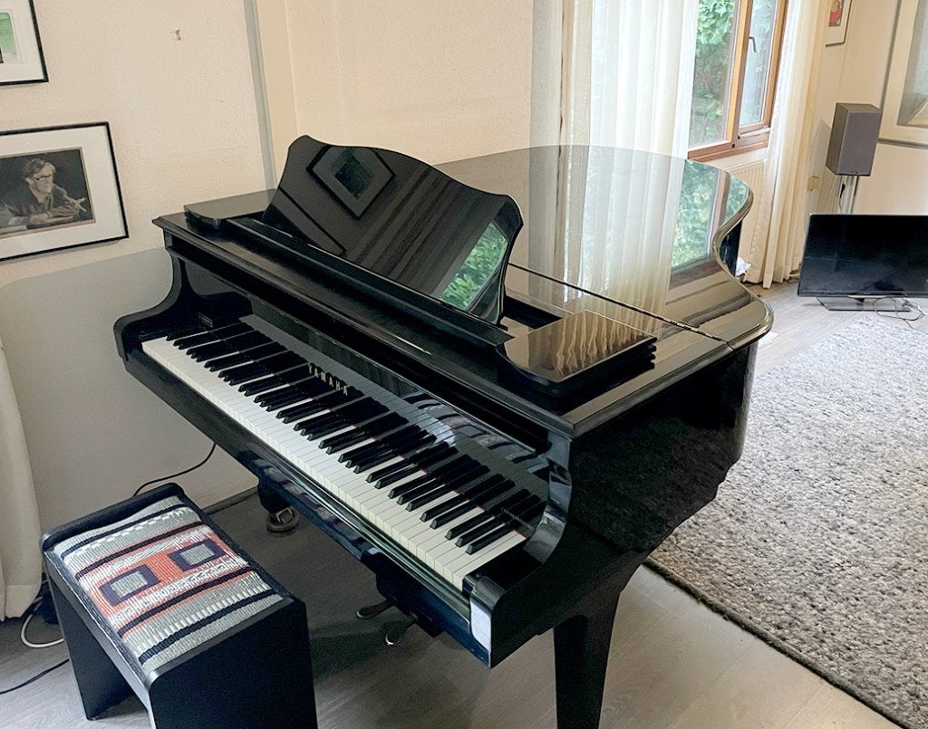 Yamaha C3 Conservatory *** 1972 *** in zeer goede staat!, Muziek en Instrumenten, Piano's, Ophalen, Gebruikt, Zwart, Vleugel