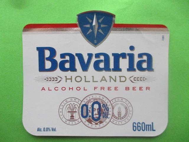 bieretiket Nederland 16-5 (5D) bavaria, Verzamelen, Biermerken, Ophalen of Verzenden, Nieuw, Overige typen, Bavaria