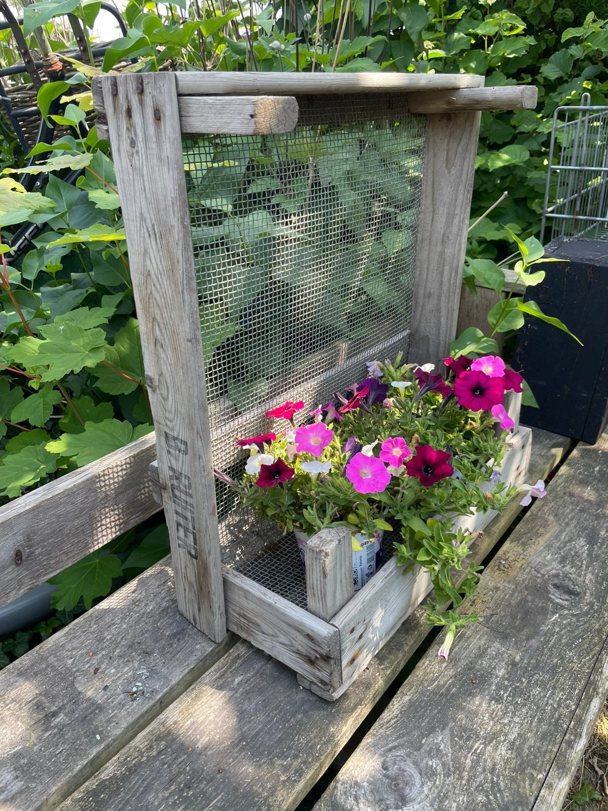 Hang gaasbak voor decoratie, Ophalen of Verzenden, Zo goed als nieuw, Hout