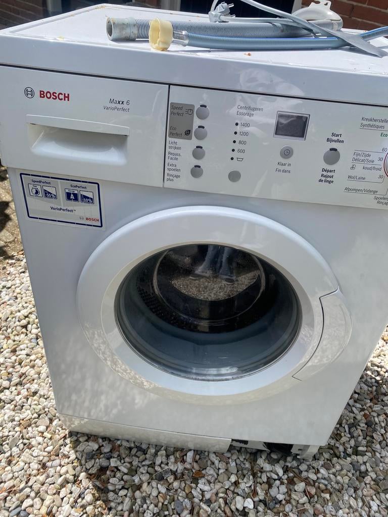 Bosch wasmachine, gratis ophalen, Ophalen, Gebruikt, 1200 tot 1600 toeren, 85 tot 90 cm