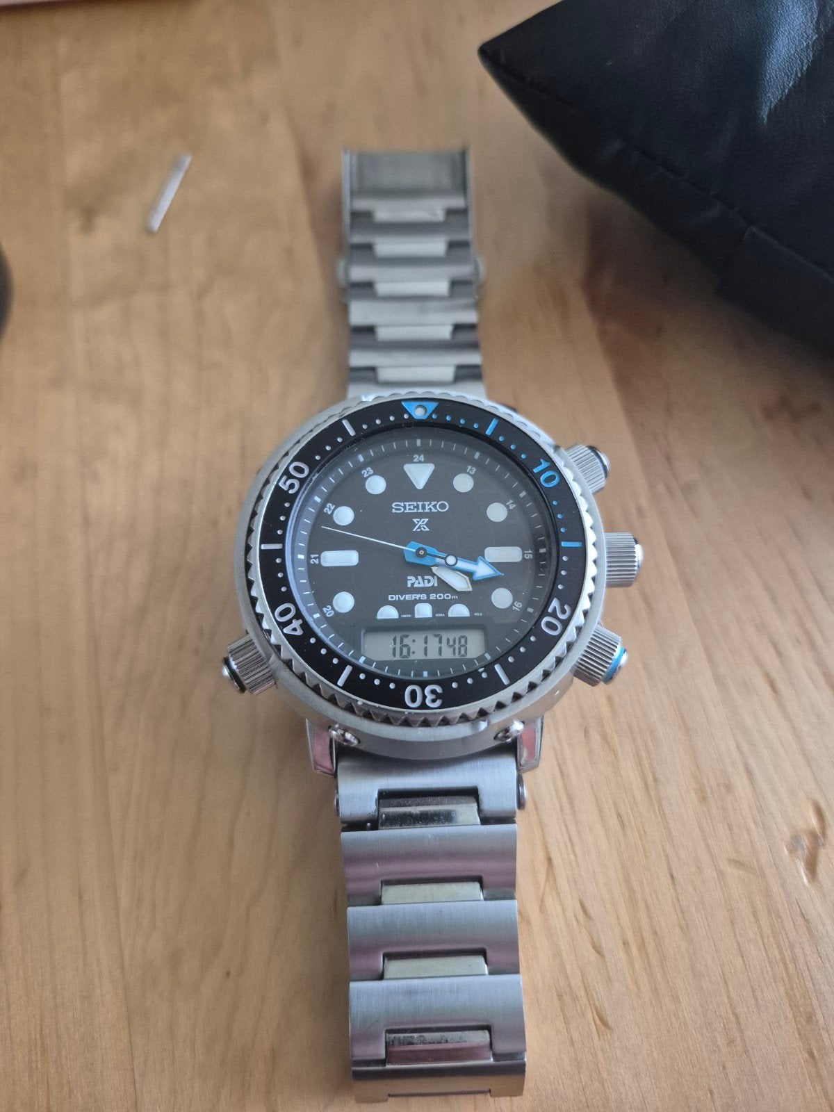 Seiko Prospex PADI SNJ035P1 'Arnie' duikhorloge, Staal, Polshorloge, Ophalen of Verzenden, Zo goed als nieuw