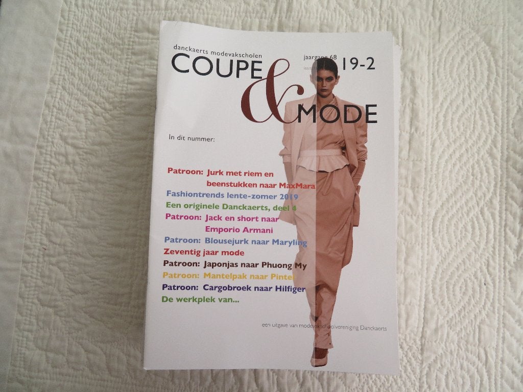 Coupe en mode, vakblad van Danckaerts modevakschool, Ophalen of Verzenden, Zo goed als nieuw, Studie en Technieken, Diverse auteurs