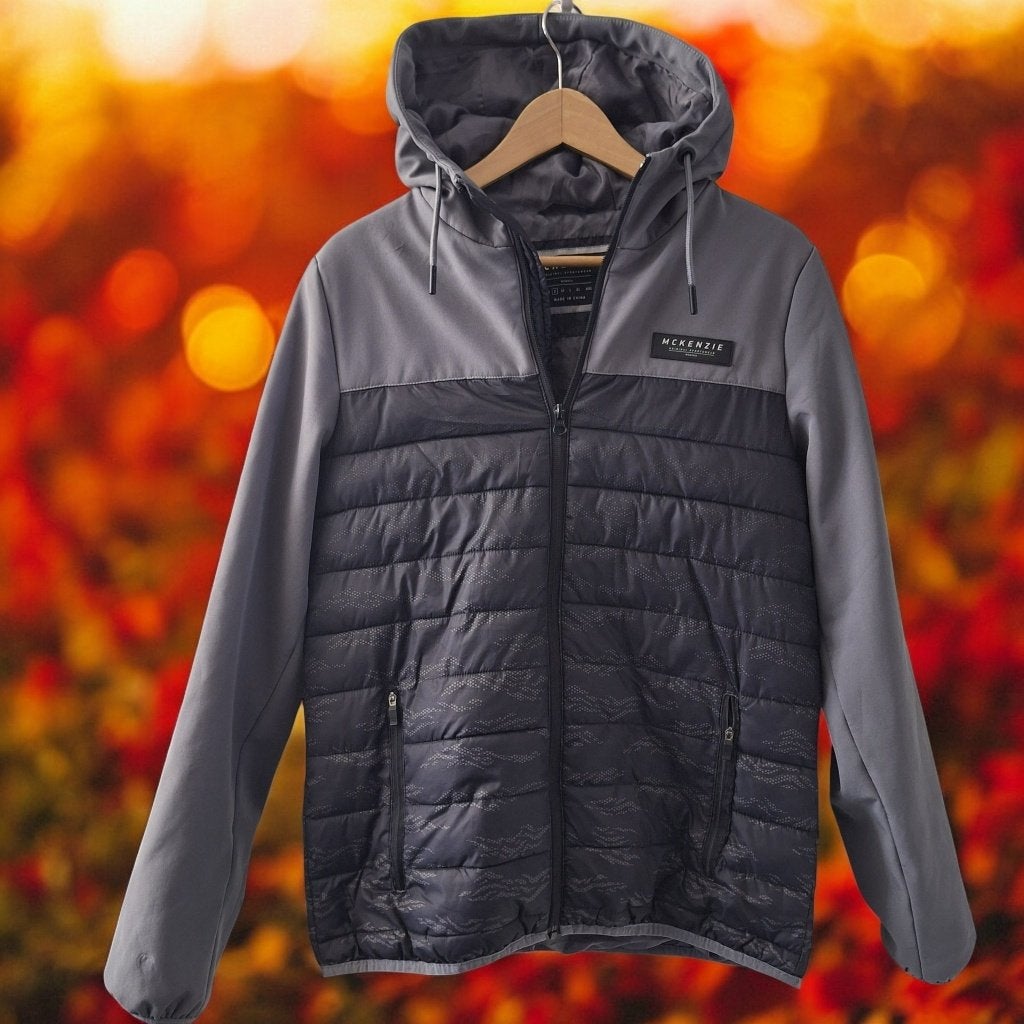 McKenzie Original Sportswear Hoodie – Grijs (Maat S), Ophalen of Verzenden, Zo goed als nieuw, McKenzie, Grijs