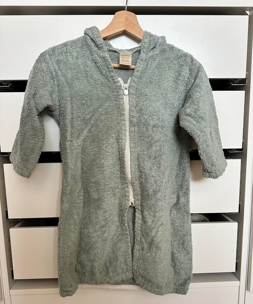 Koeka badjas maat 110 lichtblauw/turquoise, Ophalen of Verzenden, Gebruikt, Jongen of Meisje, Overige typen