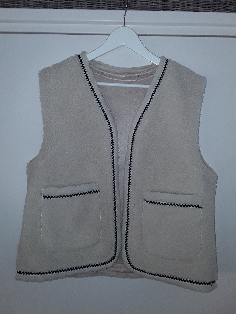 Geisha Beige Gilet Reversible Bodywarmer Maat XL/42, Geisha, Beige, Maat 42/44 (L), Nieuw