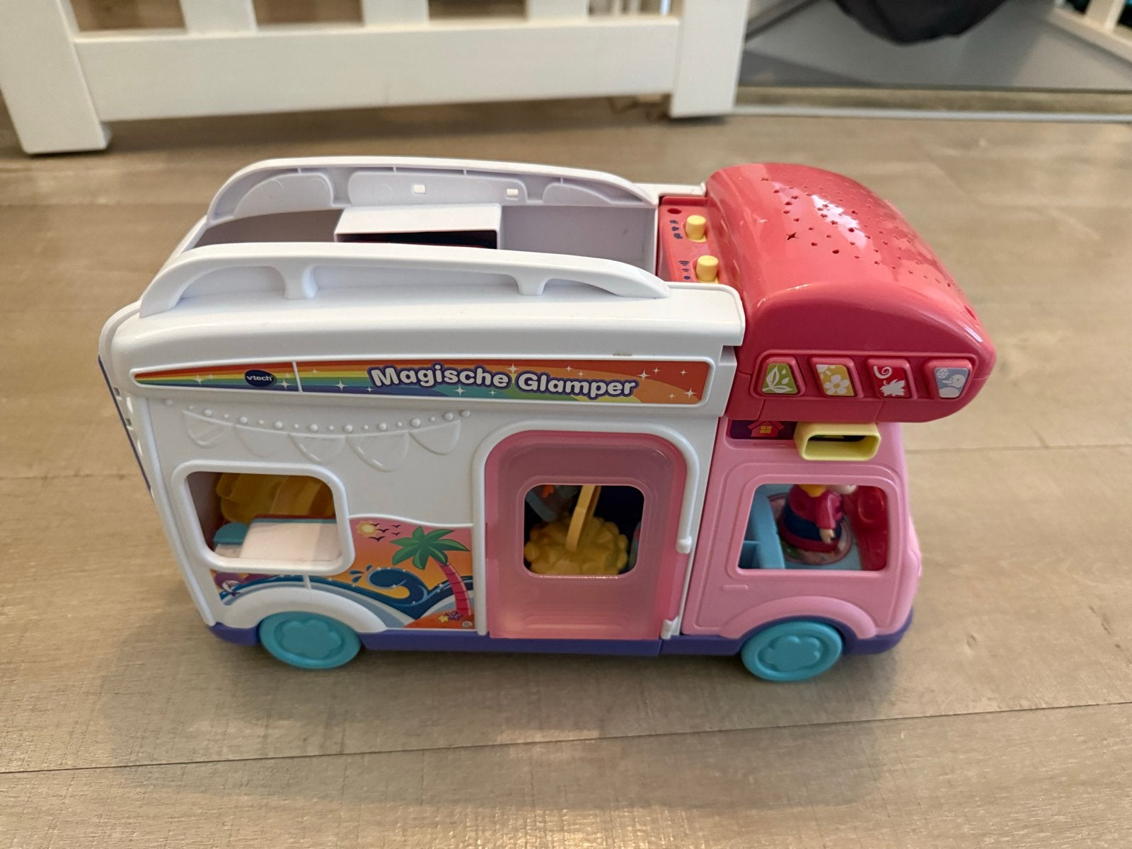 Vtech Magische Glamper met geluid en lichtprojector, Ophalen, Gebruikt, Jongen of Meisje