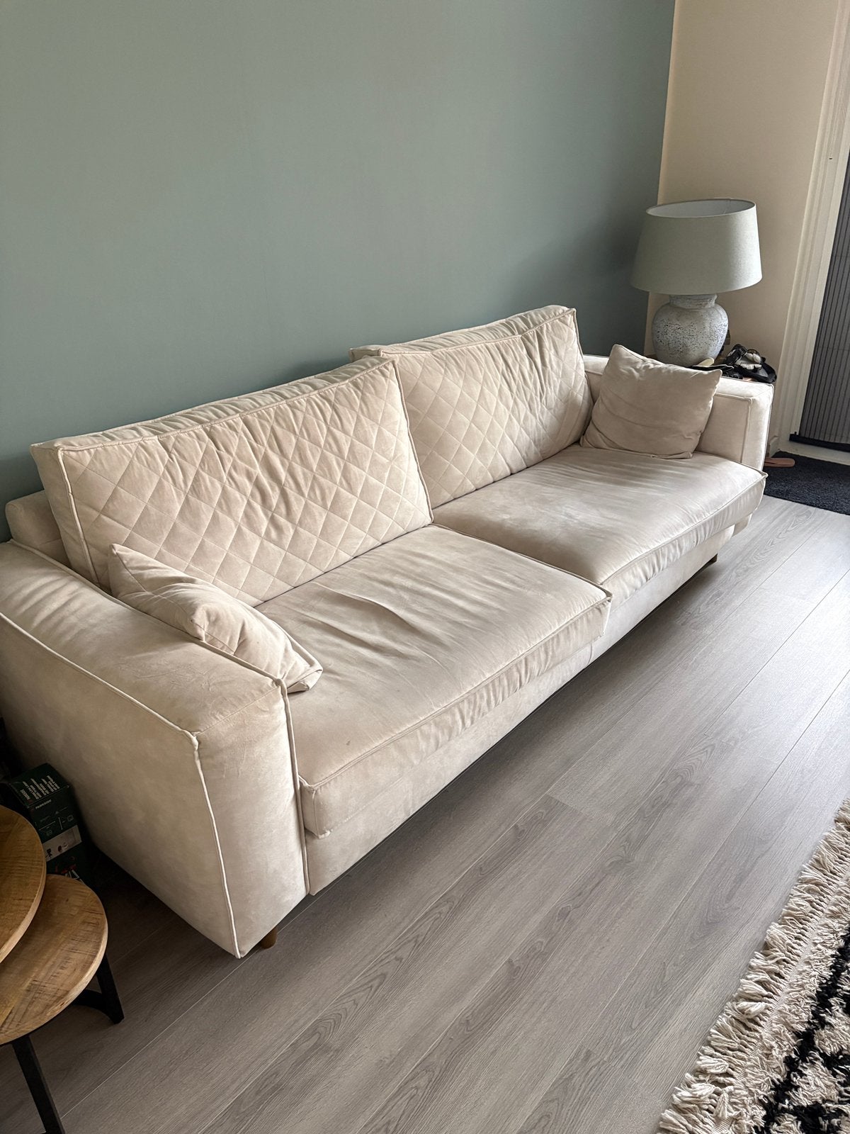 2 riviera maison banken, Ophalen, Zo goed als nieuw, 75 tot 100 cm, Rechte bank