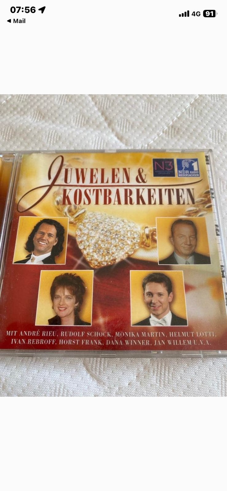 Juwelen & Kostbaarheden CD - André Rieu, Helmut Lotti e.a., Ophalen of Verzenden, Modernisme tot heden, Gebruikt, Orkest of Ballet