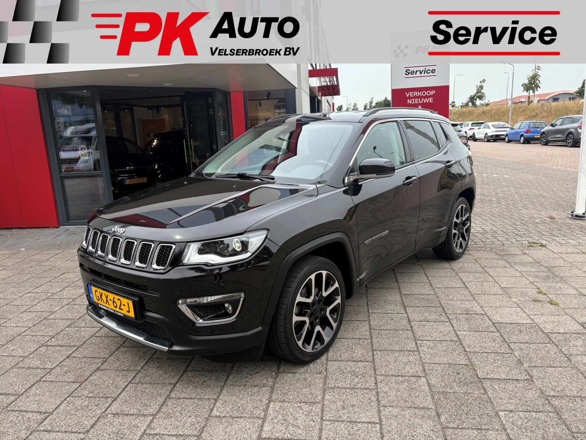 Jeep Compass 1.3T Longitude | Navi | Camera | Trekhaak | 80., Auto's, Jeep, Bedrijf, Te koop, Compass, ABS, Achteruitrijcamera