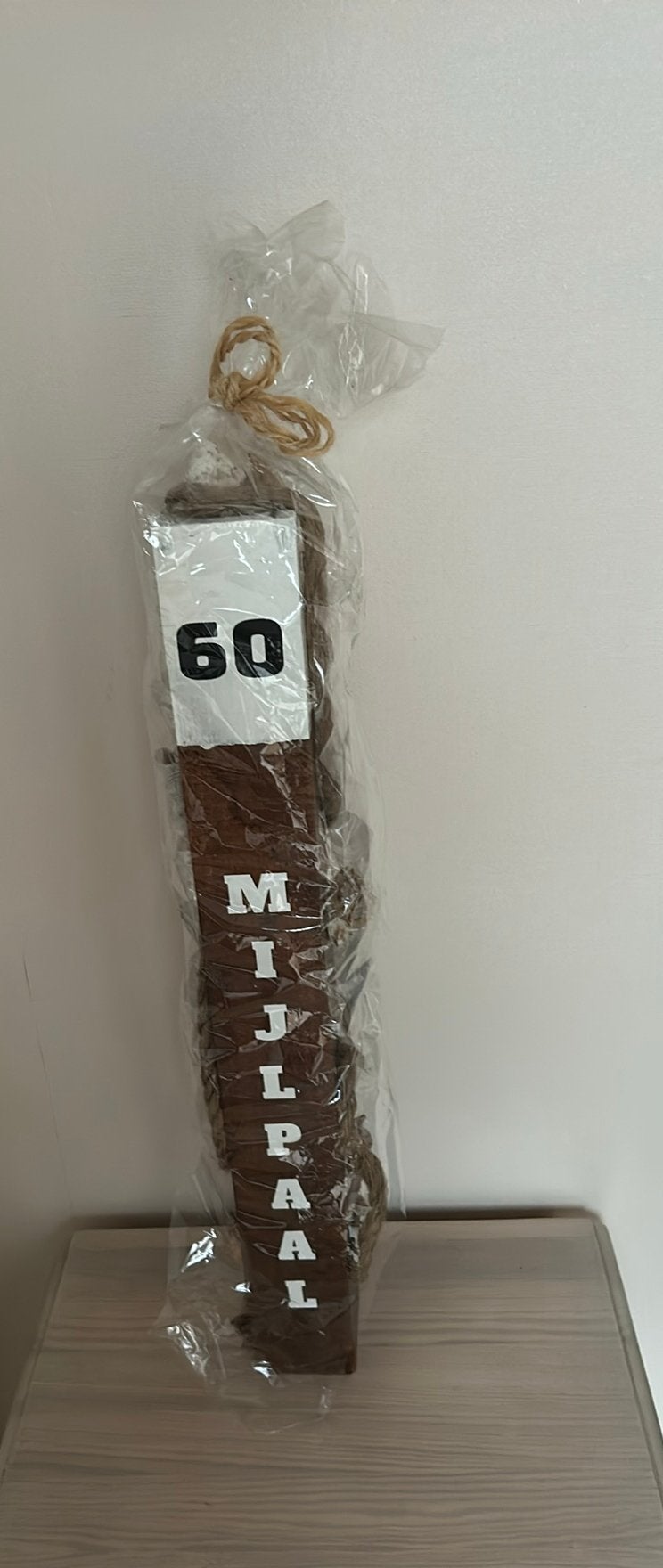 Mijlpaal 60 jaar, Ophalen of Verzenden, Nieuw, Versiering, Verjaardag