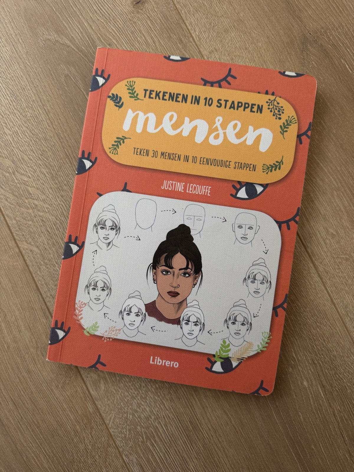 Tekenen in 10 stappen: Mensen - Justine Lecouffe, Ophalen of Verzenden, Zo goed als nieuw, Boek of Gids