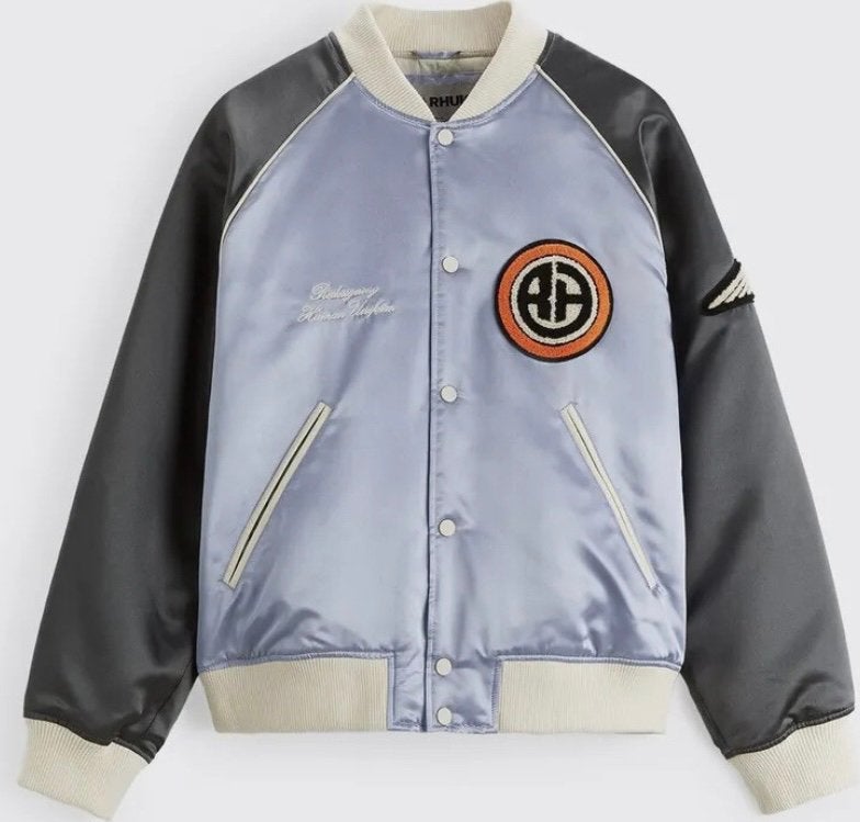 Zara X Rhuigi Rhude limited edition varsity-jas, Ophalen of Verzenden, Gedragen, Maat 48/50 (M), Overige kleuren