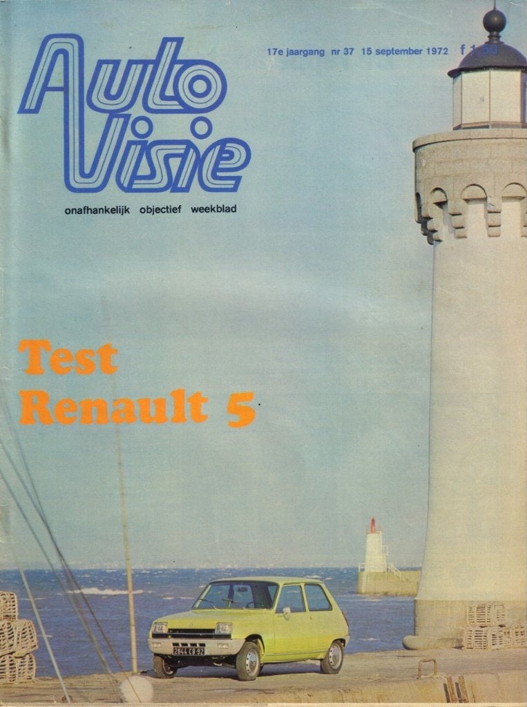 Autovisie test Renault 5 TL 1972, Ophalen of Verzenden, Gelezen, Renault