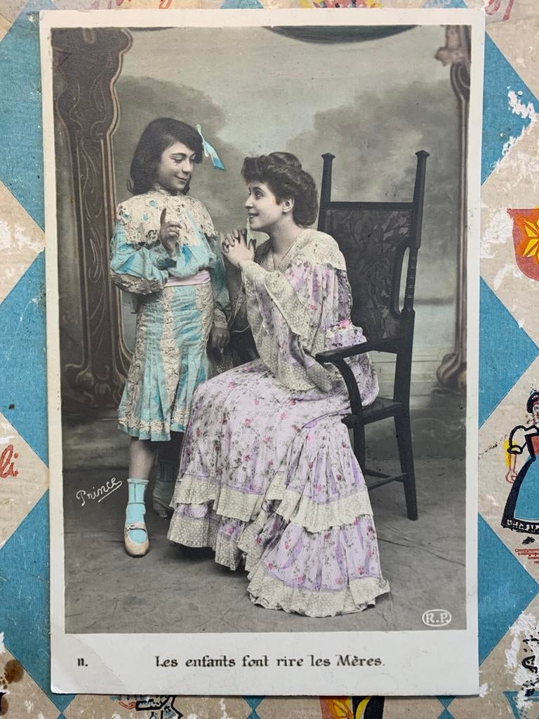 1906 Les enfants font rire le Mères (KK), Ophalen of Verzenden, Voor 1920, Gelopen, Kinderen