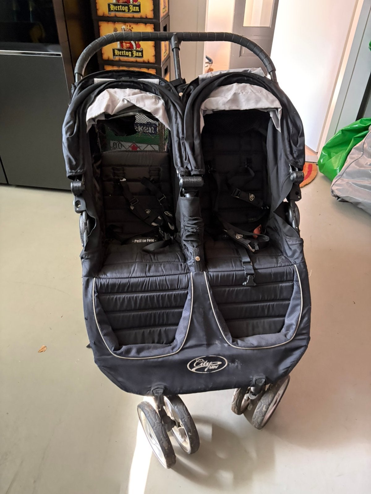 Buggy 2 persoons voor vakantie 1 sec inklapbaar, Ophalen of Verzenden, Zo goed als nieuw, Kinderwagen of Buggy