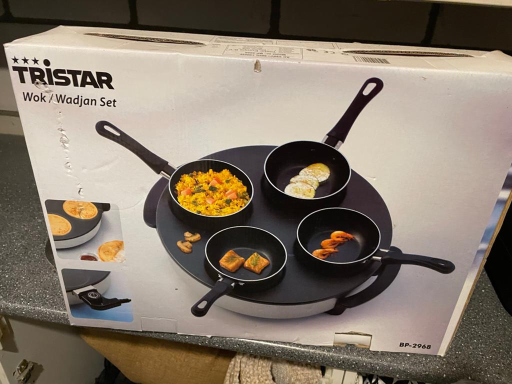 Tristar Wok / Wadjan Set - Compleet voor gezellige avonden, Witgoed en Apparatuur, Frituurpannen, Minder dan 1 liter, Ophalen