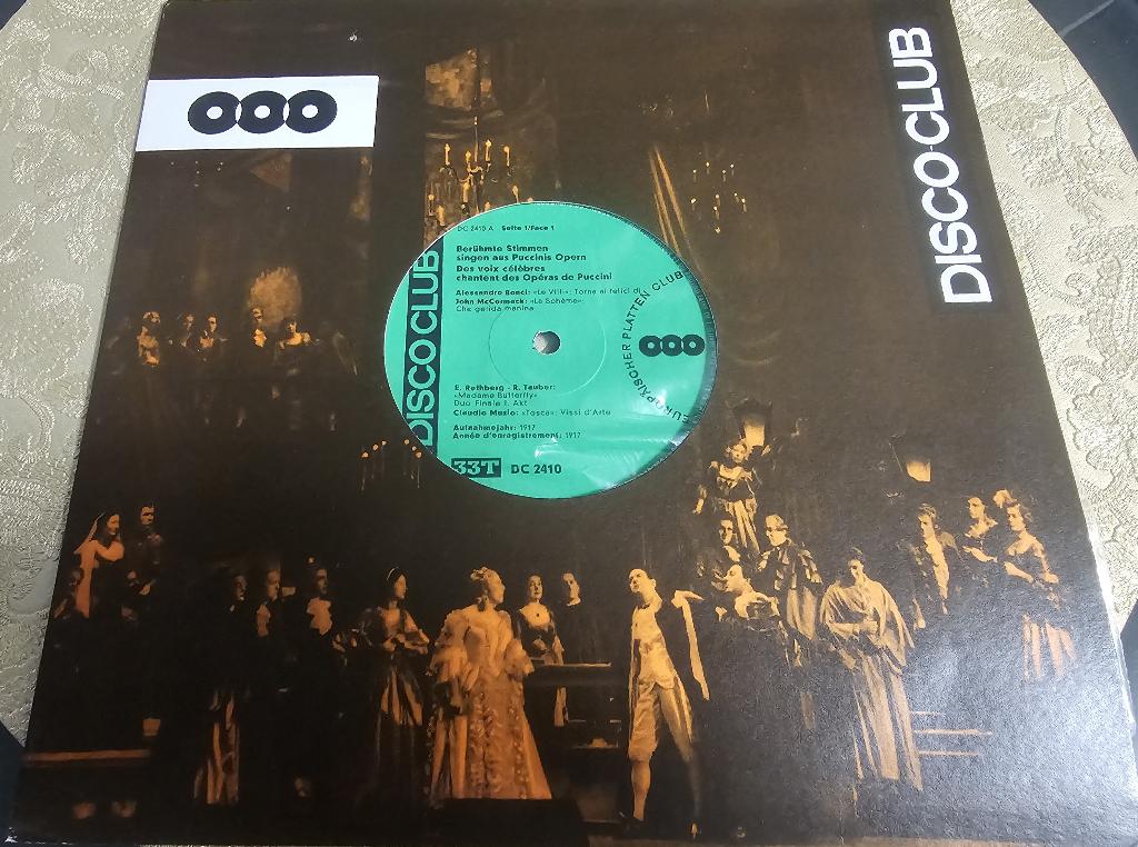 Discoclub - Beroemde Stemmen zingen uit Puccini's Opera's, Gebruikt, Opera of Operette, Ophalen of Verzenden, Romantiek