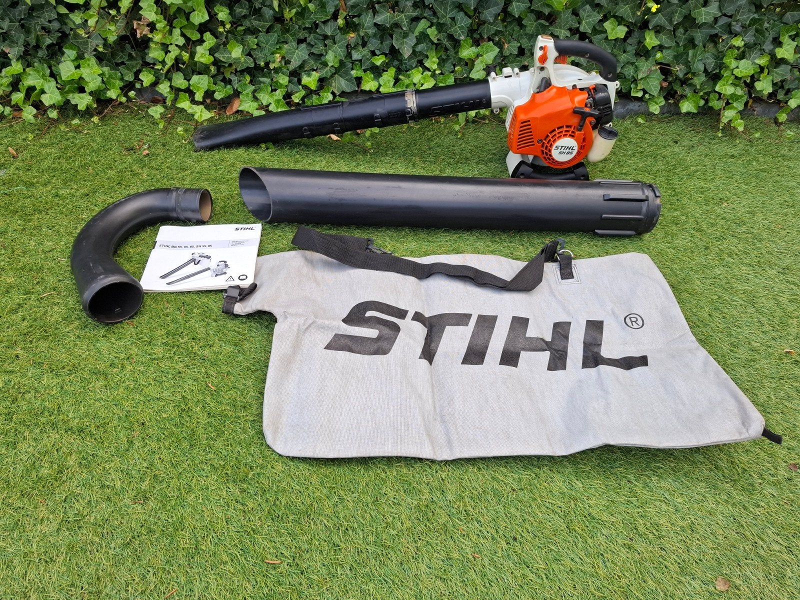 ✅️ Stihl sh 85 bladblazer/ bladzuiger, Gebruikt, Met opvangzak, Handgedragen, Ophalen of Verzenden
