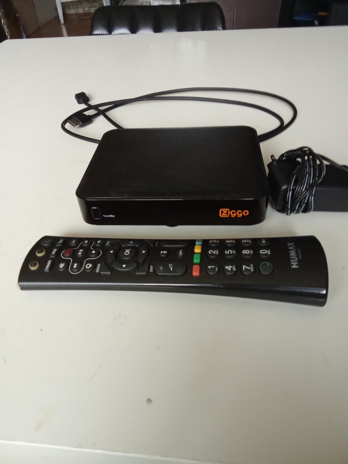 Ziggo Humax Decoder met Afstandsbediening, Ophalen, Gebruikt