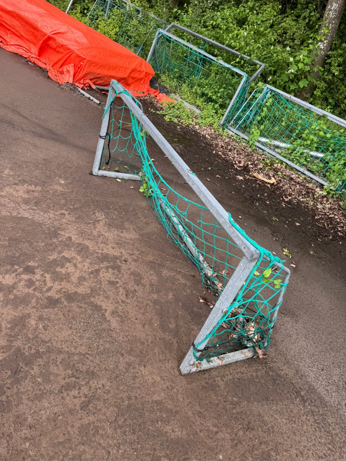 Metalen mini goals , 4 stuks, Maat XL, Ophalen, Overige typen