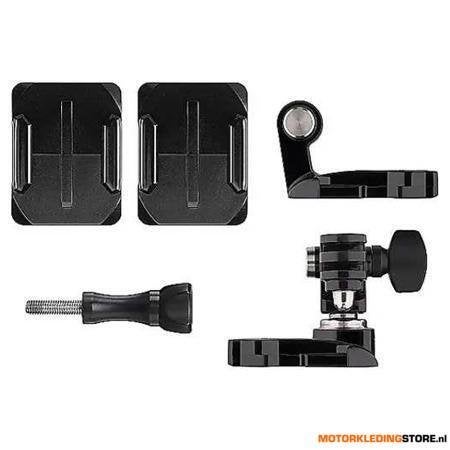 GoPro Helm voor en zij bevestiging, Zwart, Ophalen of Verzenden, Nieuw met kaartje
