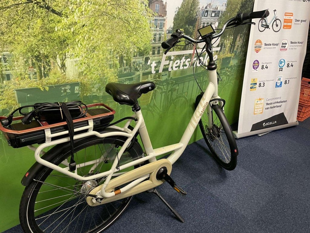 Fietshokje Raaks: Stella Fiore elektrische moederfiets, Niet ingevuld, Niet ingevuld, Ophalen of Verzenden, Zo goed als nieuw