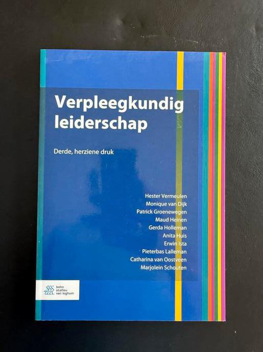 Verpleegkundig Leiderschap - Derde, herziene druk, Boeken, Ophalen of Verzenden, Zo goed als nieuw, HBO