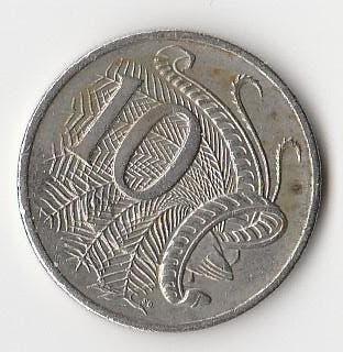 De Australische munt van 10 cent uit 2001, Ophalen of Verzenden, Losse munt