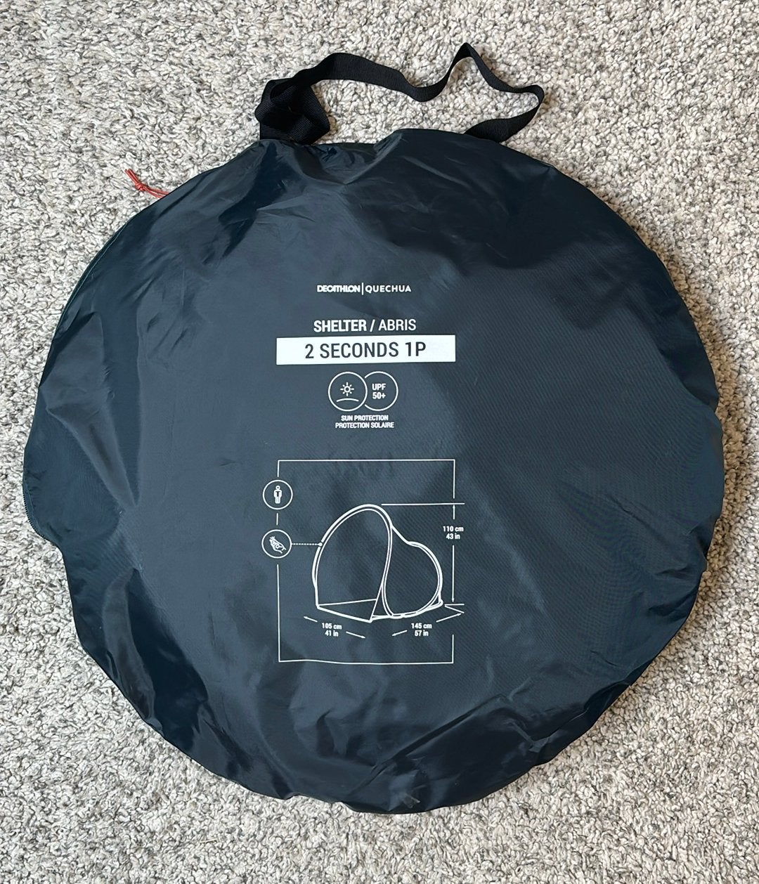 Decathlon Quechua strandtent / schuiltent, Ophalen, Zo goed als nieuw