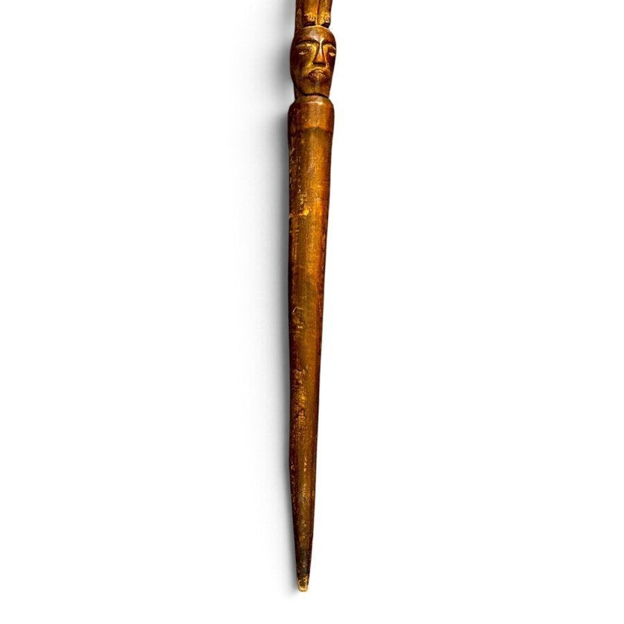 Indonesische Tongkat of Tungkat [ Borneo ], Hout, Ophalen of Verzenden, Indonesië, 175 cm