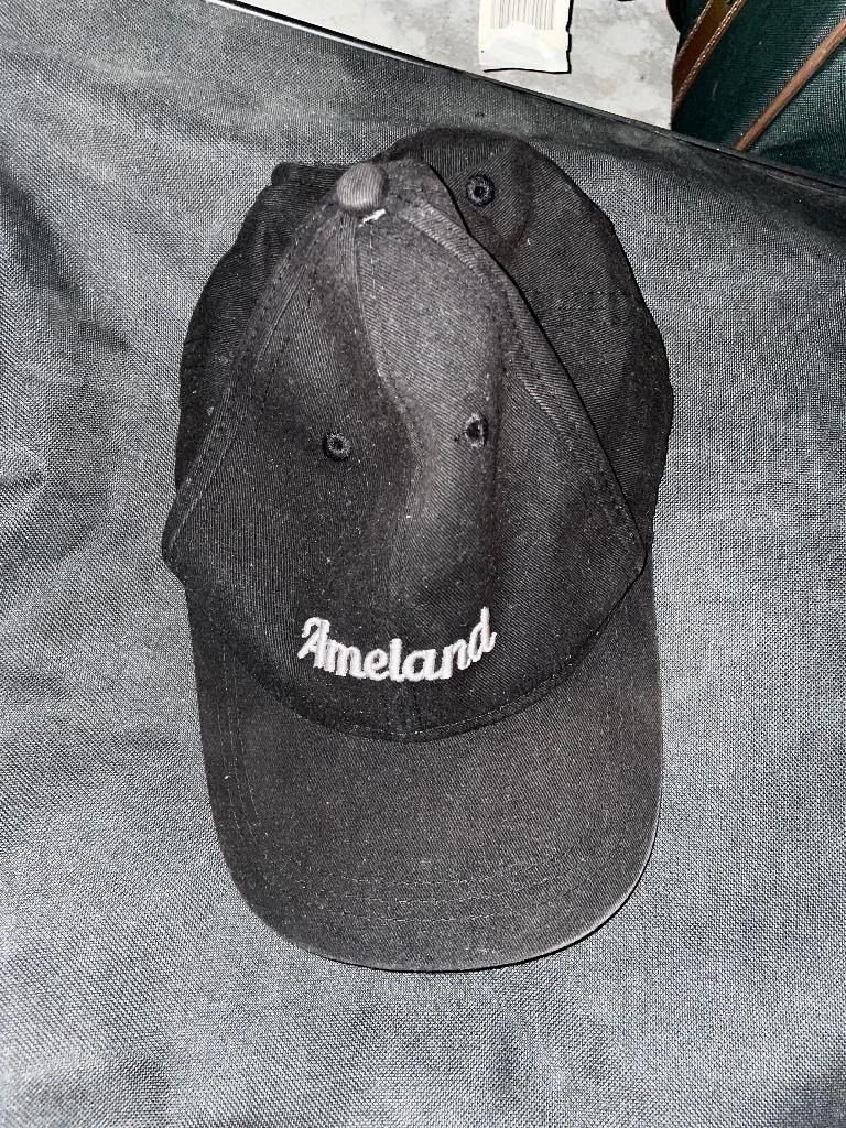 Zwarte "Ameland" Cap, Kleding | Heren, Hoeden en Petten, Geen merk, Ophalen of Verzenden, 58 of 59 cm (L, 7¼ of ⅜ inch), Pet