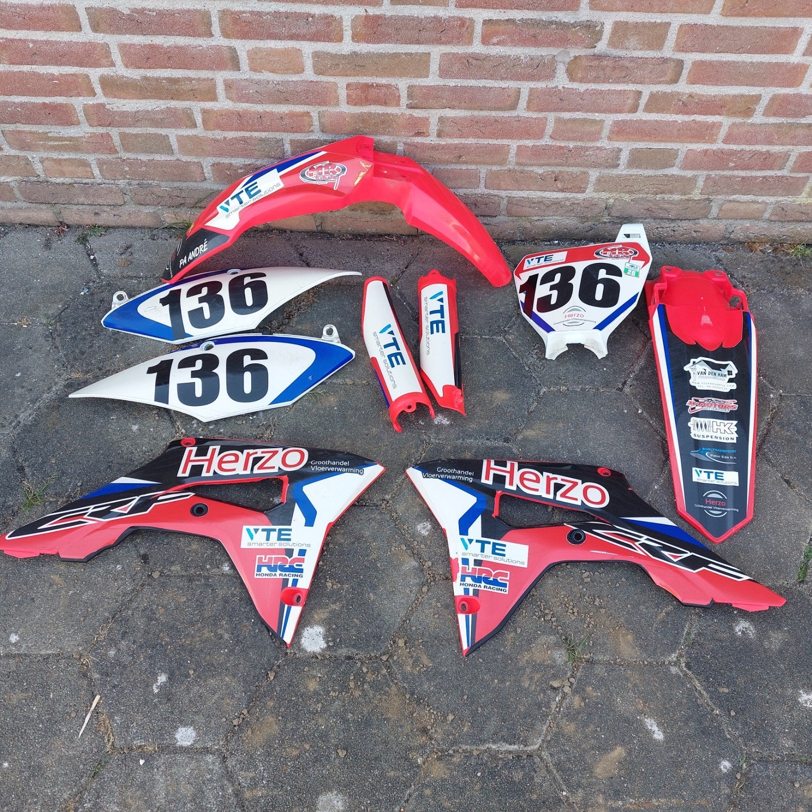 plasticset Honda CRF250 (2018-2021), Ophalen of Verzenden, Cmx, Cmx, Cmx