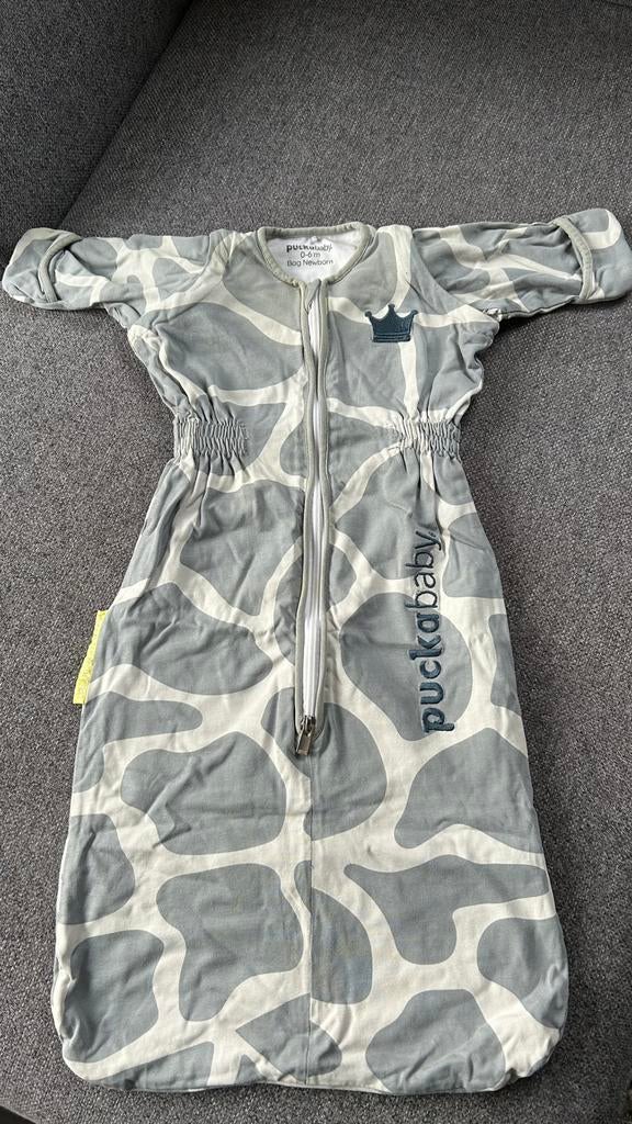 Puckababy 0-6 maanden bag newborn slaapzak, Ophalen of Verzenden, Gebruikt, 70 tot 85 cm, Slaapzak