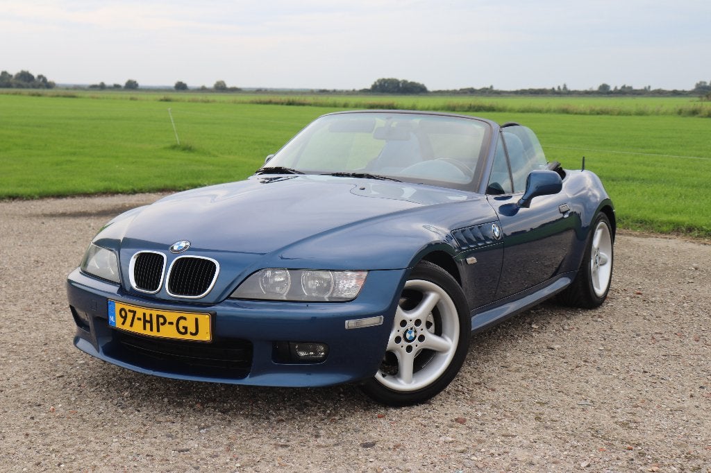 BMW Z3 2.0 Roadster NL auto TOPAZ Goed Onderhouden M-Sport, Achterwielaandrijving, Cabriolet, Blauw, 1200 kg