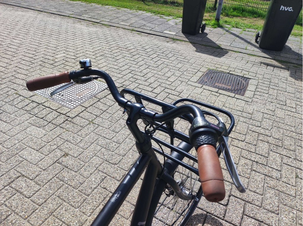 Cortina U4 heren met 3 speed matzwart 28 inch, Fietsen en Brommers, Fietsen | Heren | Herenfietsen, Gebruikt, Niet ingevuld, 57 tot 61 cm