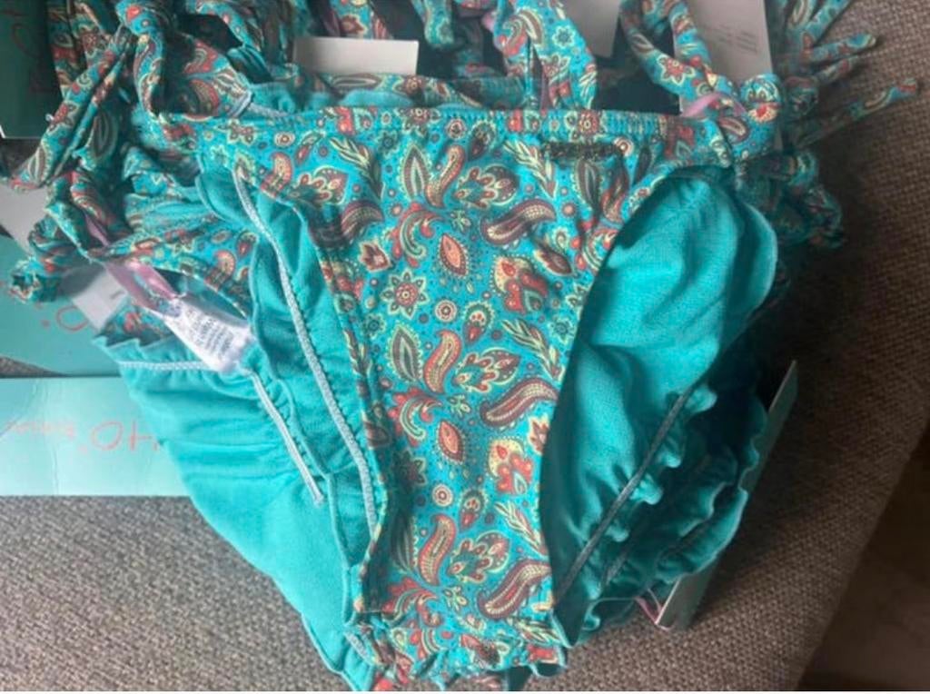 Partij Boho Bikini’s Maat XS, Ophalen of Verzenden, Zo goed als nieuw, Groen, Bikini