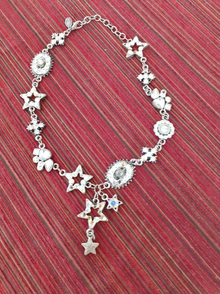 Mooie zilverkleurige ketting, Ophalen of Verzenden, Nieuw