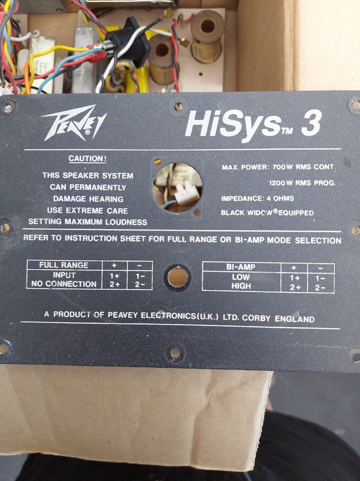peavey hisys 3 filters, Gebruikt, Party speaker, Ophalen of Verzenden, 150 watt of meer