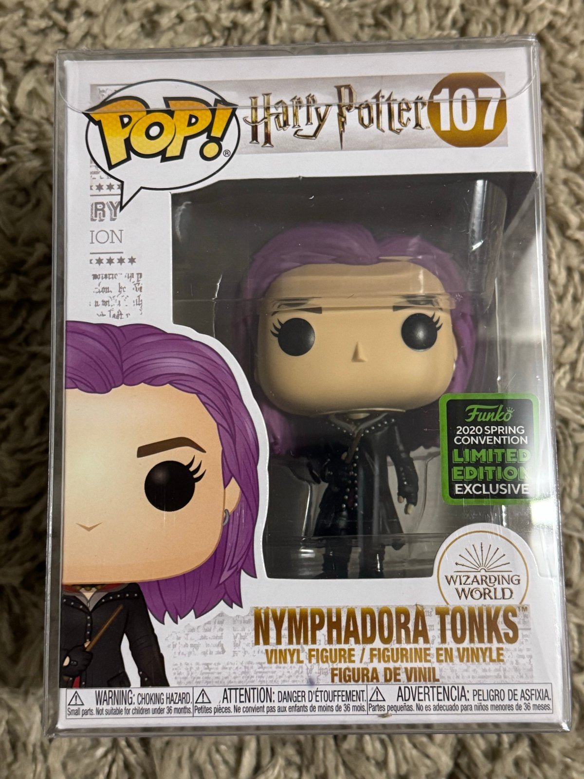 Funko Pop! Harry Potter Nymphadora Tonks 107 (Limited Editio, Ophalen of Verzenden, Zo goed als nieuw